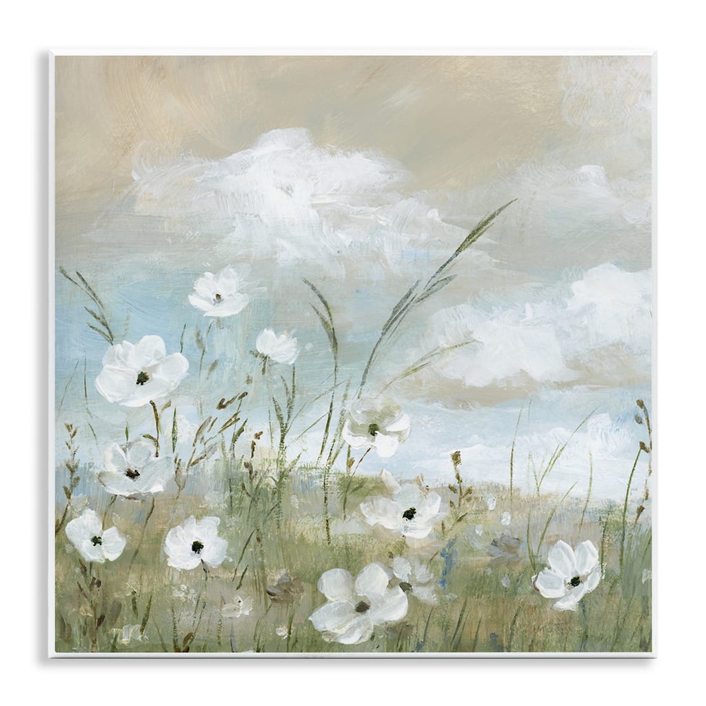 Stupell Clouds Beyond Meadow Wall Plaque Art Design By Nan