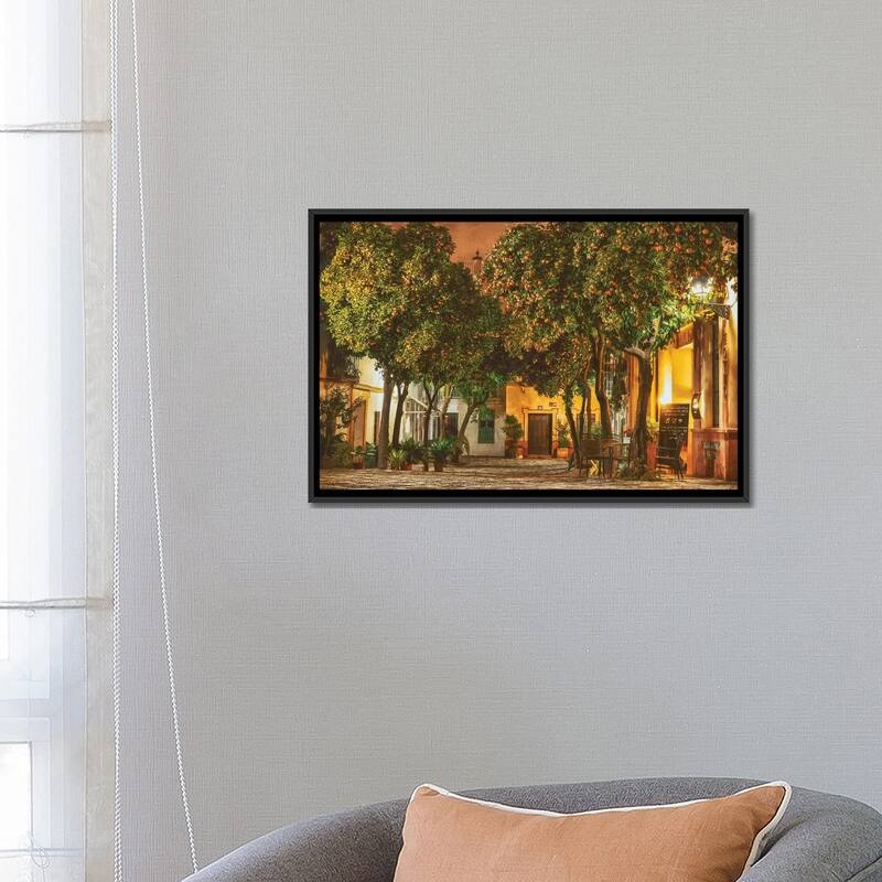 iCanvas "Night in Sevilla" by Lars van de Goor Framed