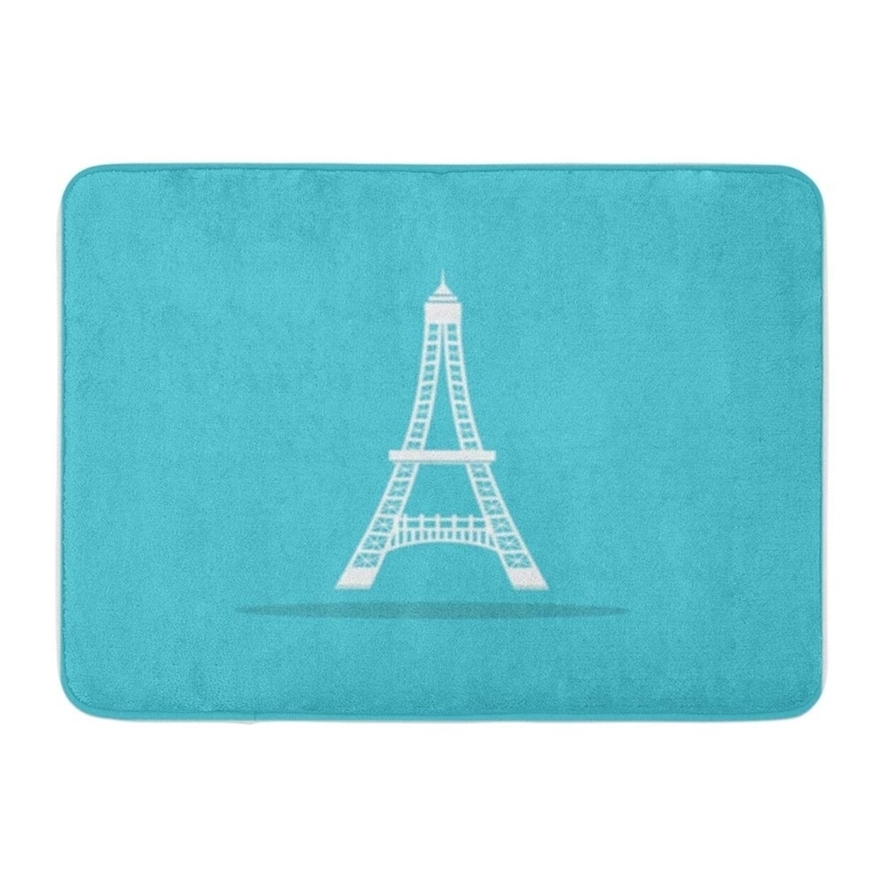 Shop Abstract Eiffel Tower For Architecture Beautiful Doormat Floor Rug Bath Mat 30x18 Inch Multi On Sale Overstock 31777280