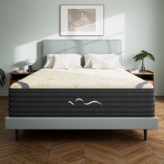 SweDrea 12 in. Luxurious Double-Sided Hybrid Mattress – Plush/Firm with CertiPUR-US, SGS and OEKO-TEX