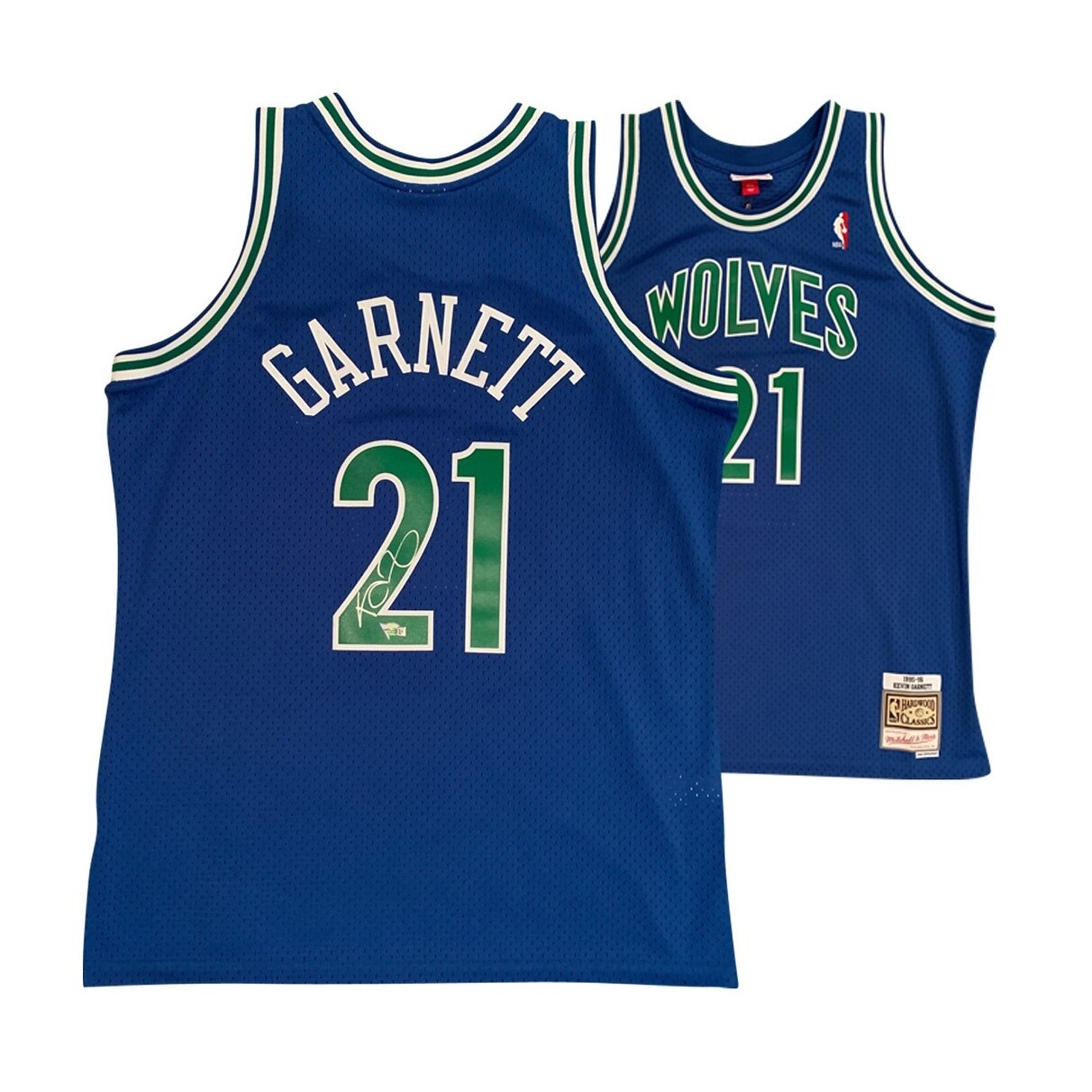 Shop Kevin Garnett Autographed Minnesota Timberwolves 19951996 Mitchell And Ness Nba Swingman Signed Bas Black 5 X 8 Overstock 31766637