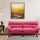 Option Rose Red Linen