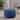 Roomfitters Hand-Knit Cotton Pouf Cube Ottoman, Soft Textured Bean Bag Chair for Living Room, Bedroom, or Lounge Seating, Blue