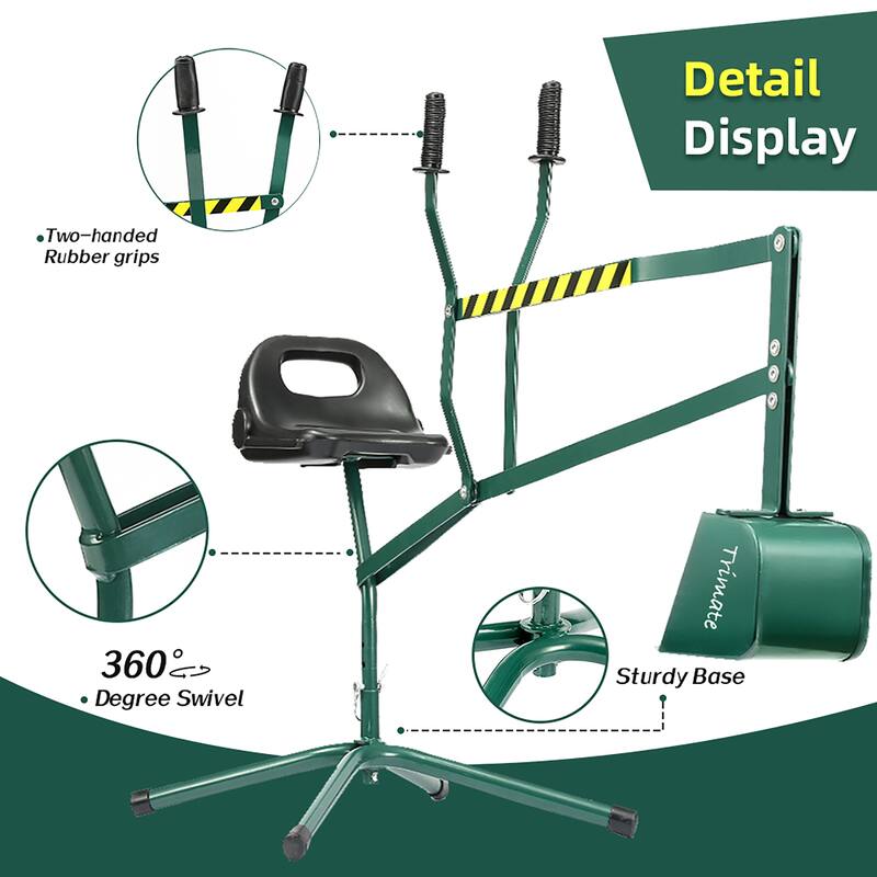 Trimate: Sandbox Excavator - Hunter Green - Ages 3+ - Hunter Green