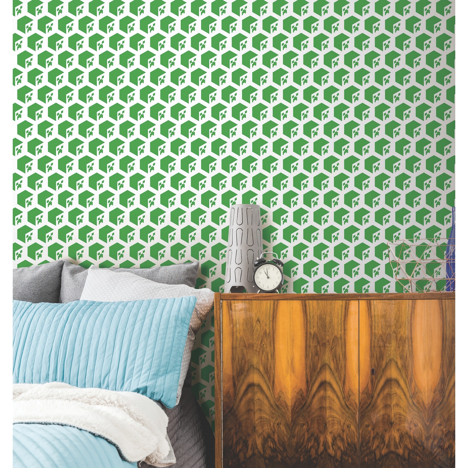 minecraft creeper wallpaper bedroom