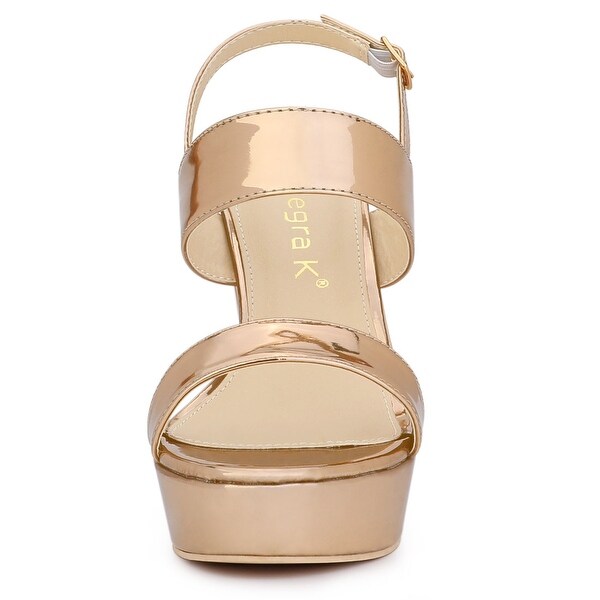chunky heel slingback