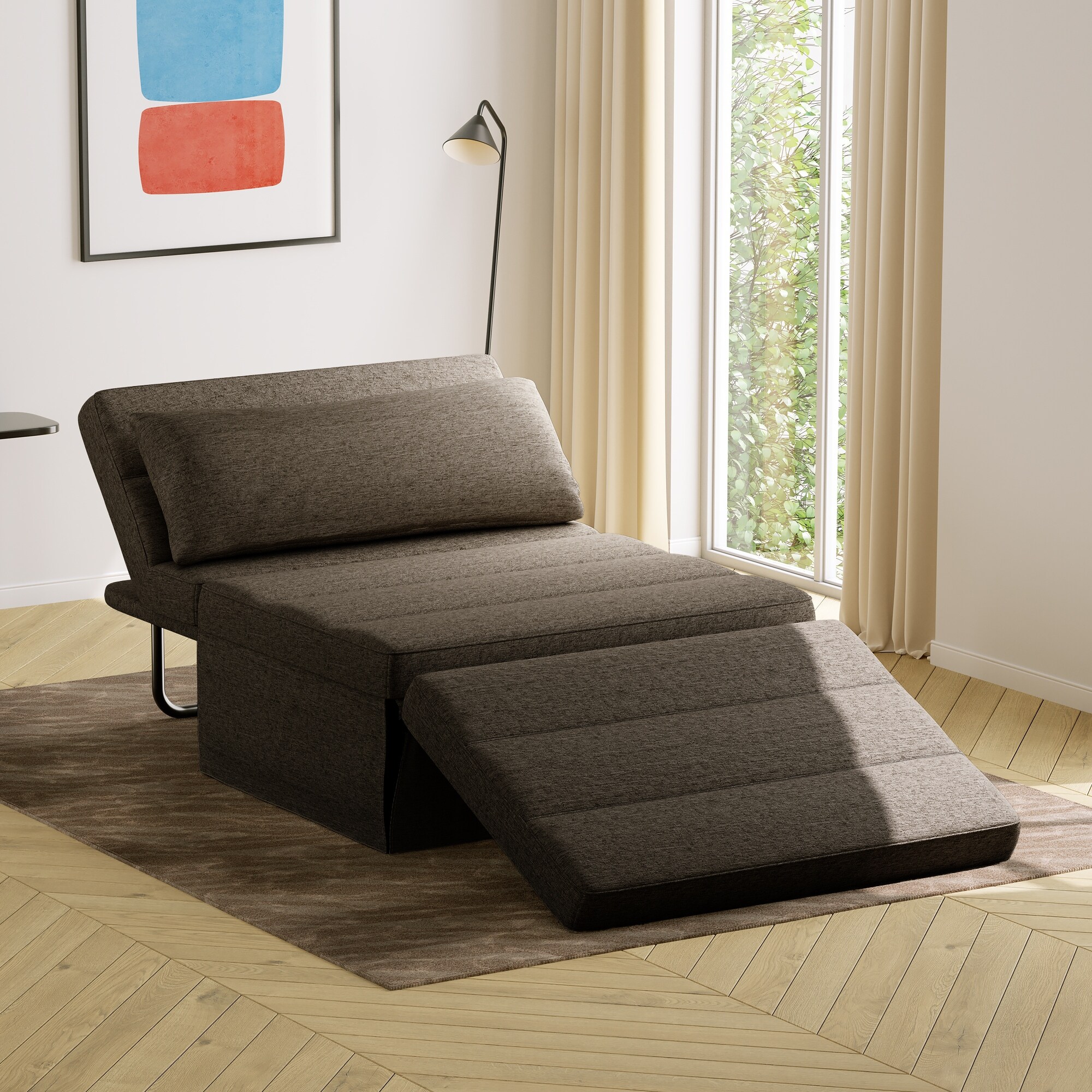 Armless chair bed discount