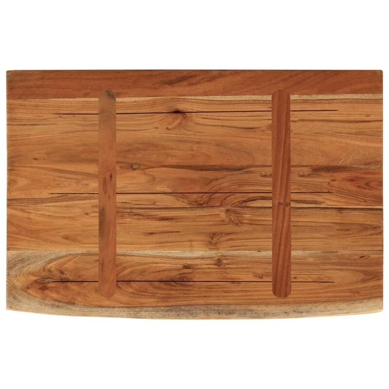 vidaXL Wall Shelf Natural Solid Acacia Wood Durable