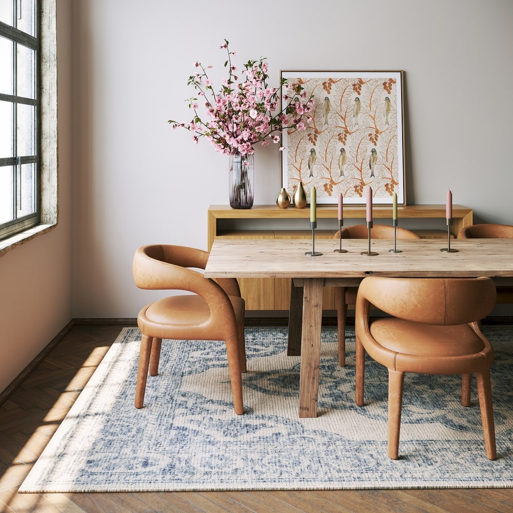 Padma Lakshmi Istanbul Hand-Tufted Ornate Border Wool-Blend Rug