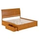 preview thumbnail 33 of 105, Portland Platform Bed with Footboard and Storage Drawers