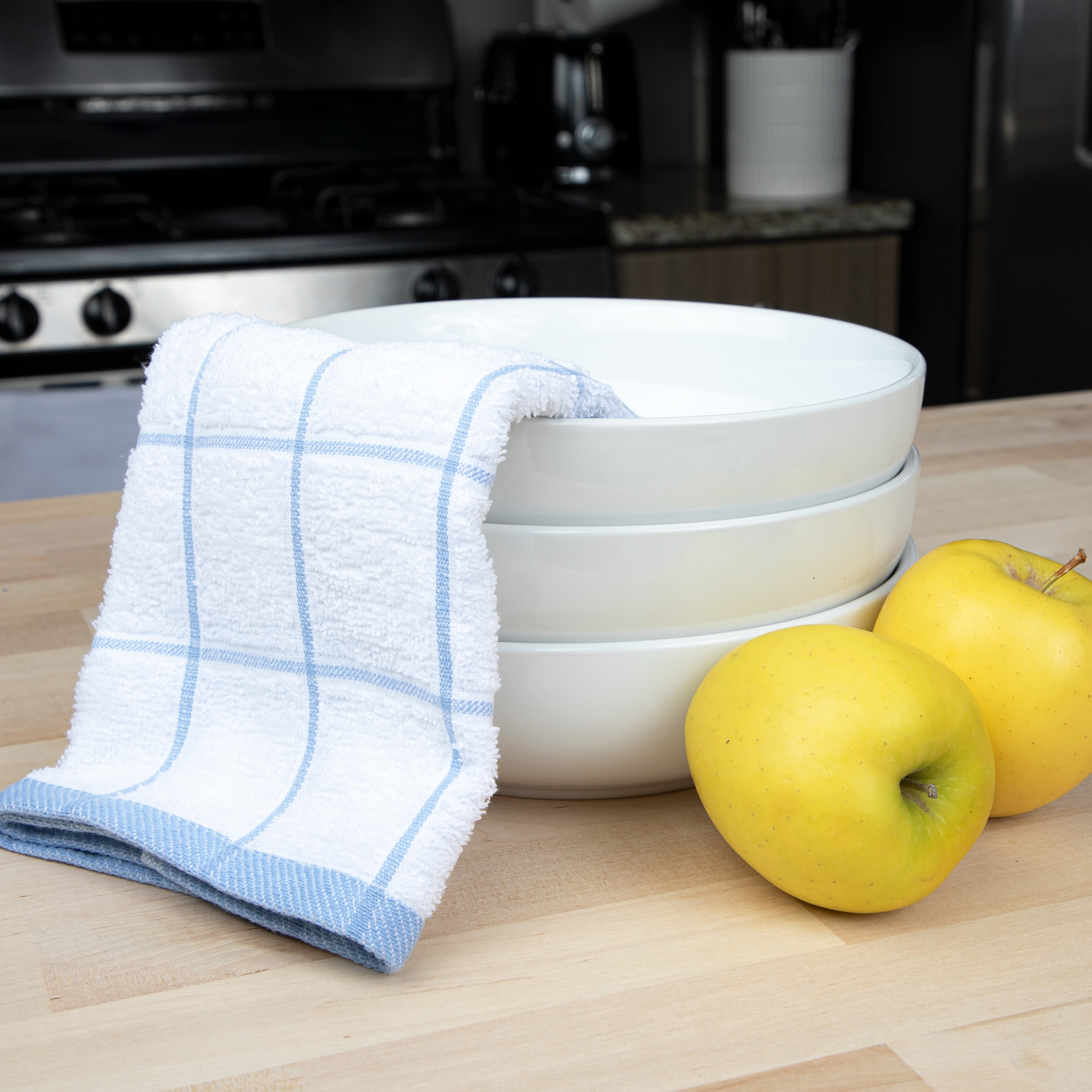 Linen Rustic Quality Undyed Kitchen Dish Towels Set of Two/ Heavy