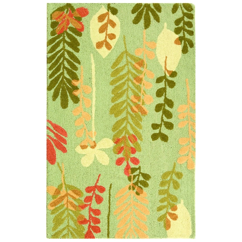 SAFAVIEH Handmade Berkeley Nando Botanical Wool Rug
