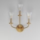 preview thumbnail 4 of 2, Maxim 16153CR Camelot 3 Light 19" Tall Wall Sconce