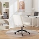 preview thumbnail 35 of 43, Roundhill Bizerte Adjustable Swivel Criss Cross Chair, Wide Seat Office Chair Vanity Chair