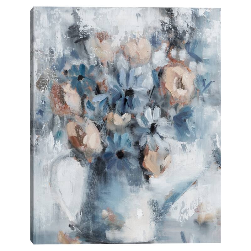 Peaches and Cream Light Crop by Jennifer Stottle Taylor Canvas Art Print