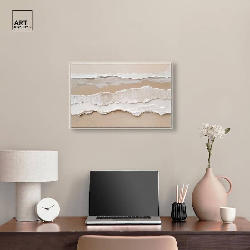 Textured Sea II Canvas by Art Remedy