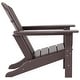 preview thumbnail 47 of 96, Altura Classic Outdoor Eco-Friendly All Weather Adirondack Chairs with Side Table (3-Piece Set)