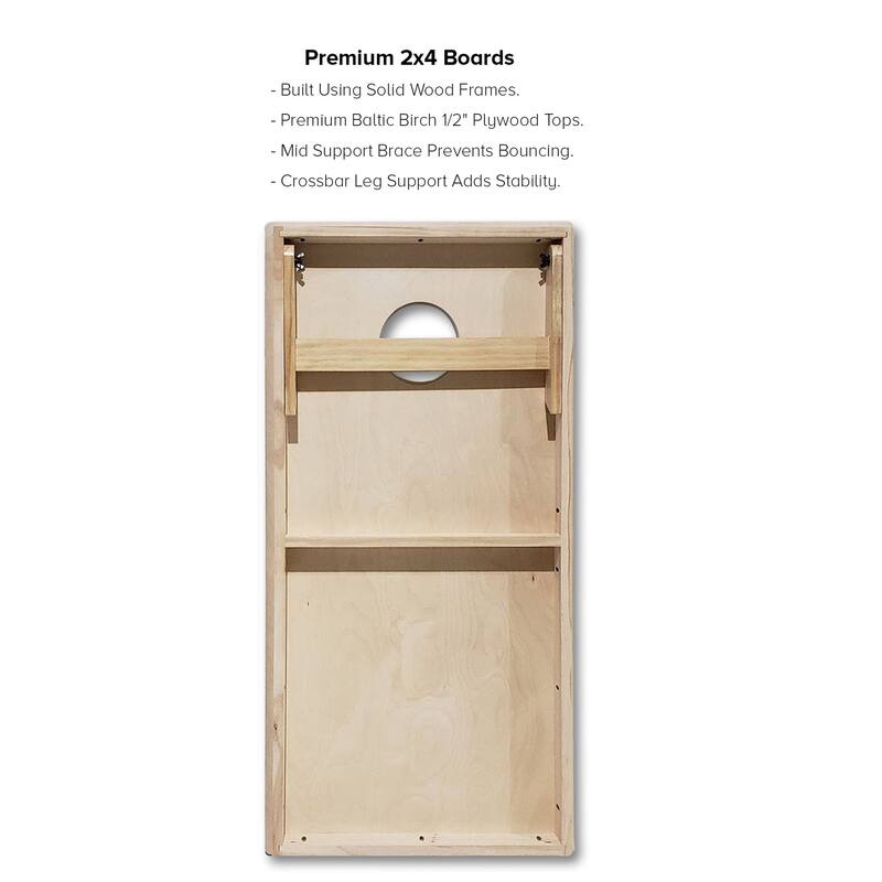 Colorado Flag Premium 2x4 Cornhole Board Set