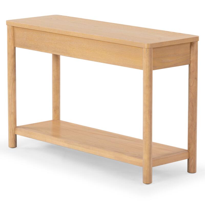 SAFAVIEH Couture Jaylessa Wood 2 Drawer Console Table - 48"W x 16"D x 30"H