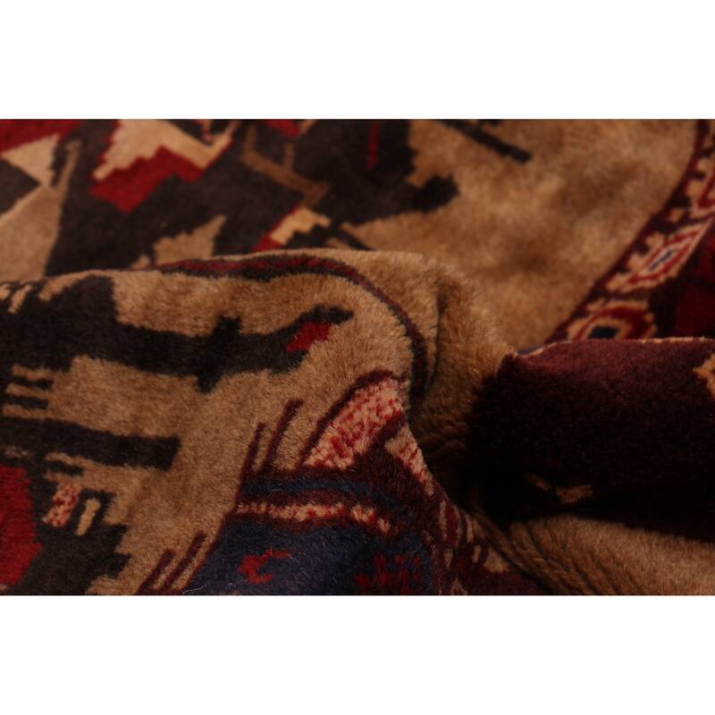 ECARPETGALLERY Hand-knotted Teimani Brown Wool Rug - 6'3 x 8'10