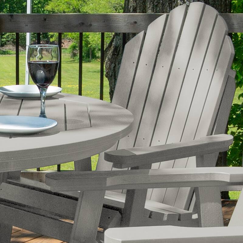 Hamilton 5-Piece Outdoor Counter Height Dining Set - 48" Round Table
