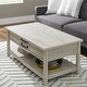 preview thumbnail 7 of 15, Modern Farmhouse Rectangular Lift Coffee Table - 43.15 in * 23.47 in * 18.07 in