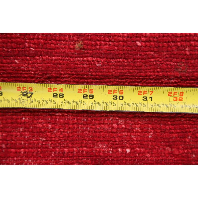 Oriental Gabbeh Kashkoli Wool Runner Rug Hand-knotted Staircase Carpet - 2'9" x 8'1"