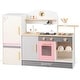 preview thumbnail 10 of 10, Costway Kids Chef Play Kitchen Set Toddlers Wooden Pretend Toy Playset - See Details