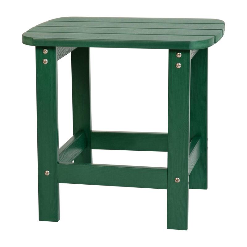 All-Weather Poly Resin Adirondack Side Table - Patio Table