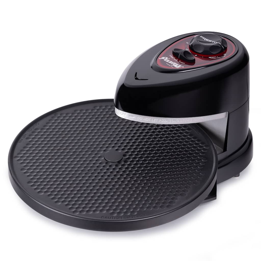 Presto Pizzazz Plus Rotating Pizza Oven, Bake 7-12" Pizzas, Wings, Rolls & More - 12
