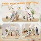 preview thumbnail 16 of 22, Toddler Slide, 8 in 1 Kids Indoor Slide for Toddler 1-3, Indoor Outdoor Toddler Playground, Baby Slide Toddler Slide Playset