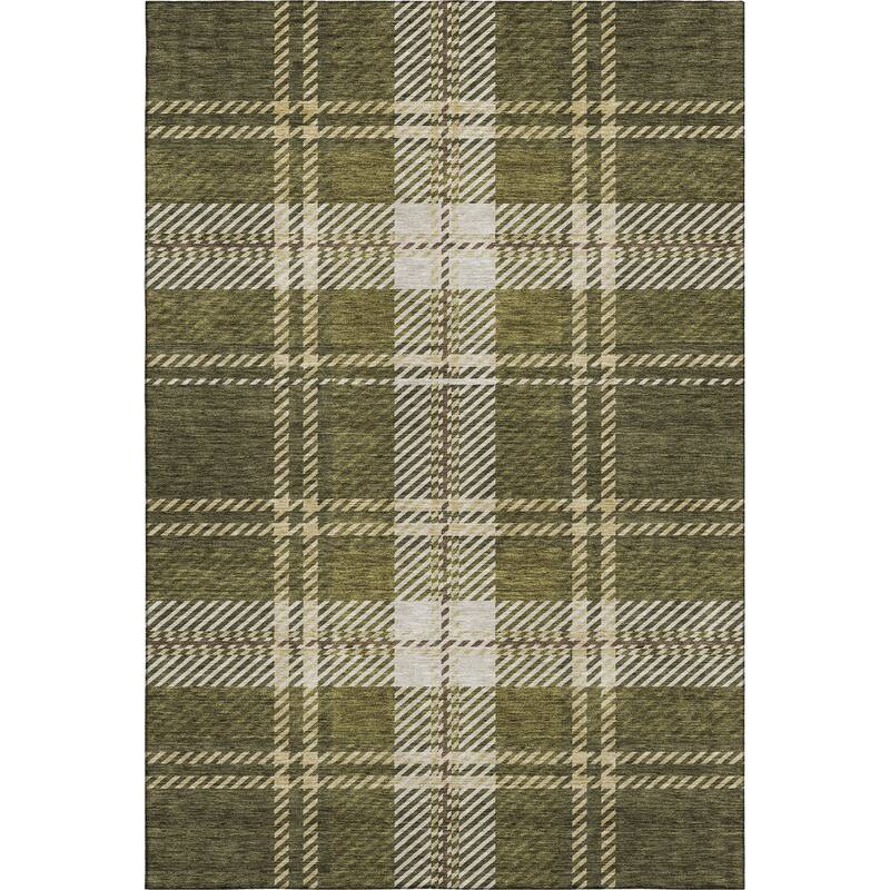 Premium Washable Super Soft Plaid Mayfield Rug