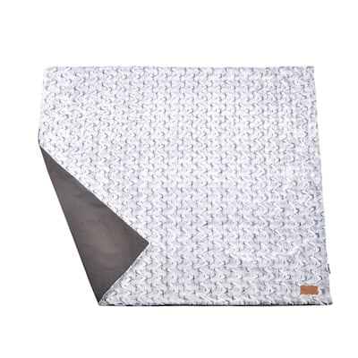Luxe Throw 54 x 47" Snuggle Pet Blanket, Husky Gray