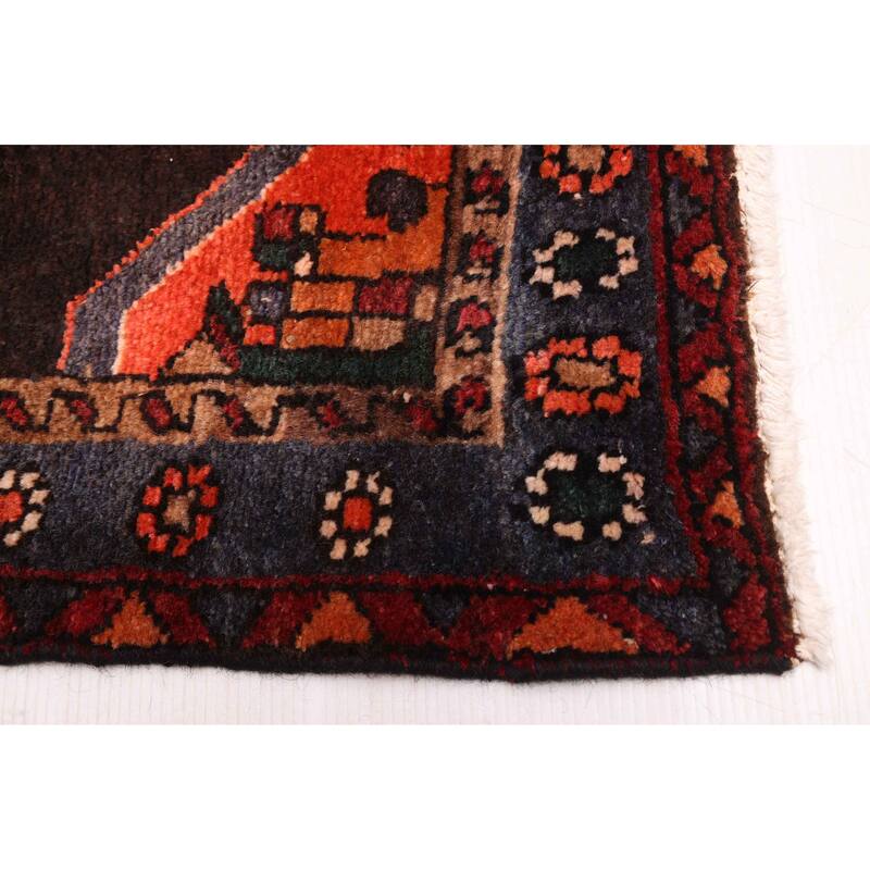 ECARPETGALLERY Hand-knotted Konya Anatolian Dark Red Wool Rug - 4'5 x 7'1