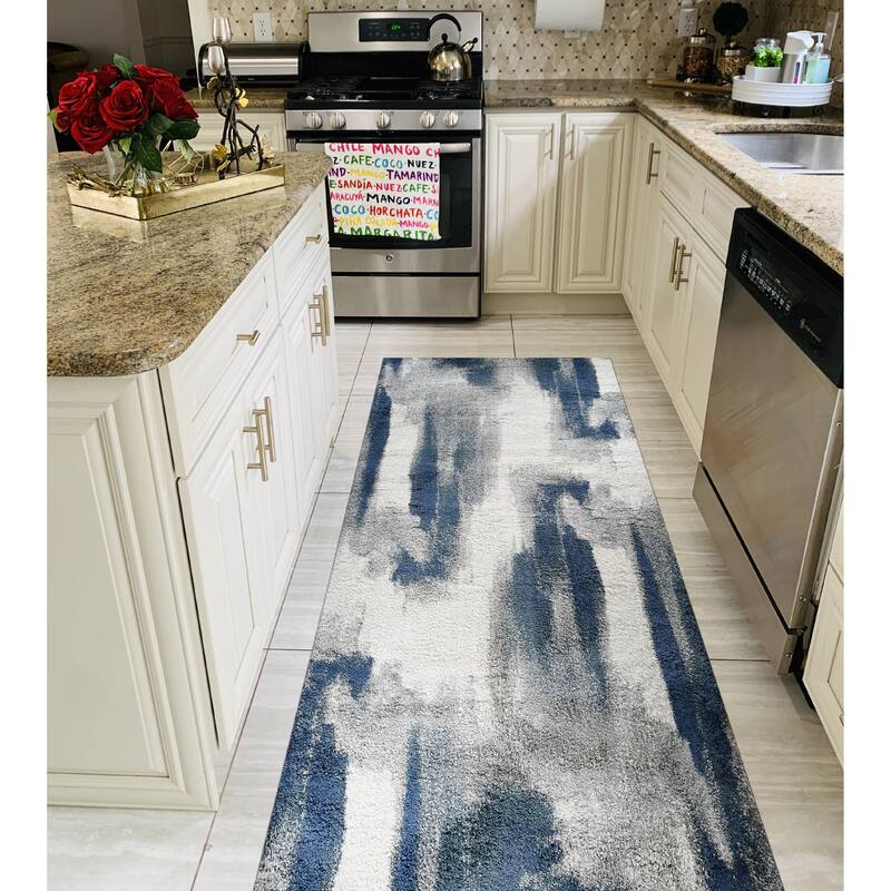 Noori Rug Lux Gordon Abstract Modern 2-inch Thick Shag Rug
