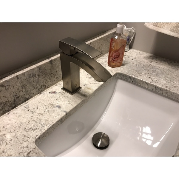 Vigo Brushed Nickel Bathroom Sink Pop Up Drain With Overflow Vigo Brushed Nickel Bathroom Sink Pop Up Drain With Overflow Free Shipping On Orders Over 45 8448047