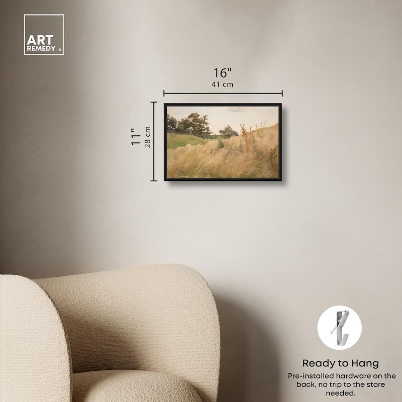 Cogon Grass Breeze I Canvas by Art Remedy