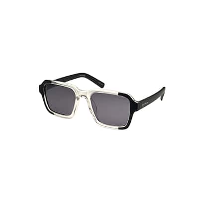 Ben Sherman Men's Elijah 54mm Clear Crystal Polarized Sunglasses