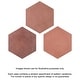 preview thumbnail 4 of 18, Merola Tile Heritage Hex Wine 7" x 8" Porcelain Floor and Wall Tile