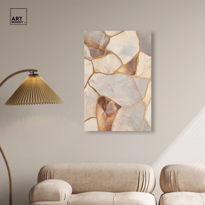 Textured Earthy Tones II Canvas by Art Remedy, Gallery Wrapped