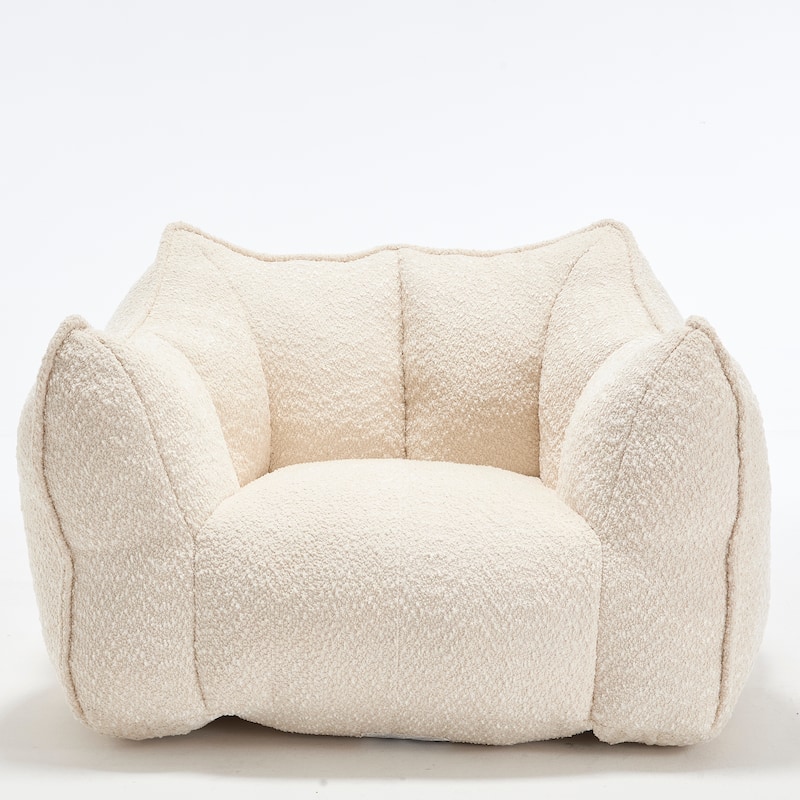 Sofa Chairs with Highly Resilient Foam for Living Rooms and Bedrooms, Comfortable Square Sofas, Bean Bag Chairs for Adults
