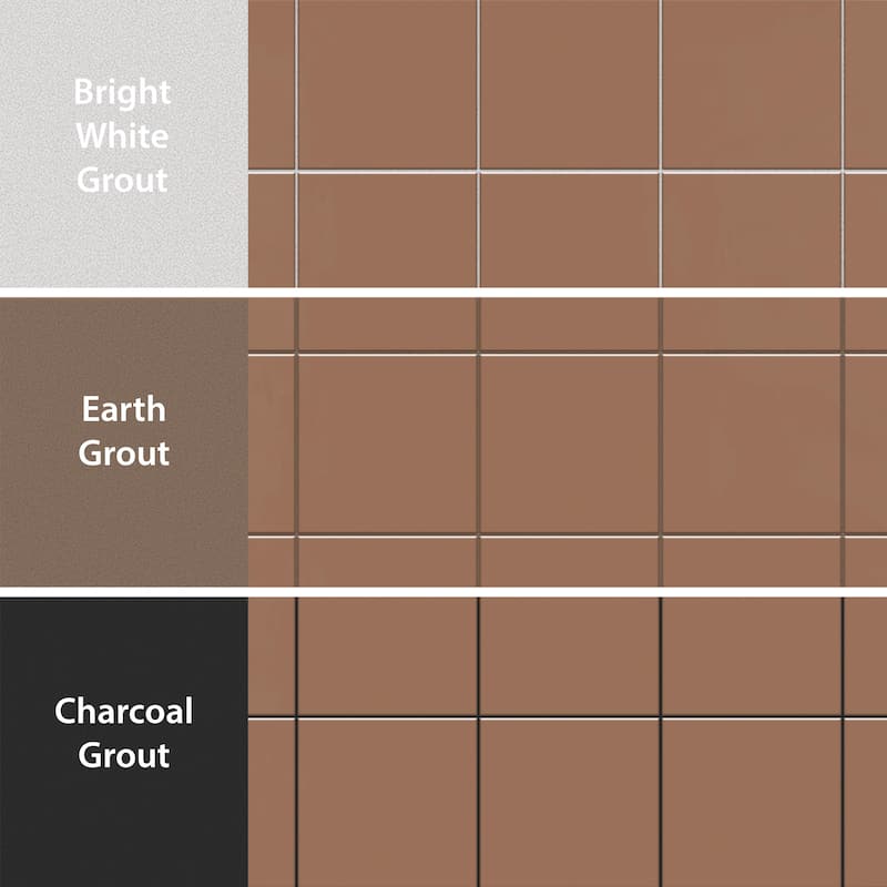 Merola Tile Monocolor Teja 7-7/8" x 7-7/8" Ceramic Floor and Wall Tile