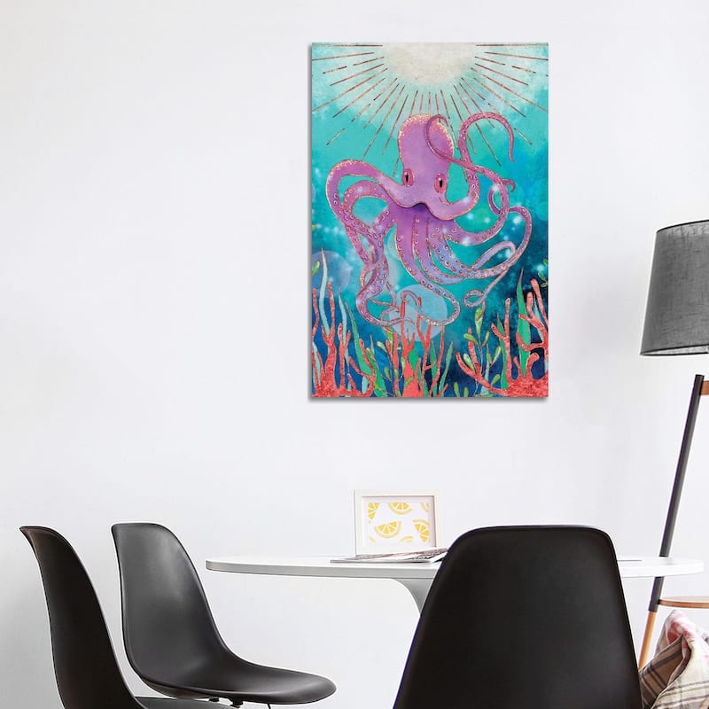 iCanvas "Octopus Magic" by Olivia Burki Canvas Print - 40x26x1.5