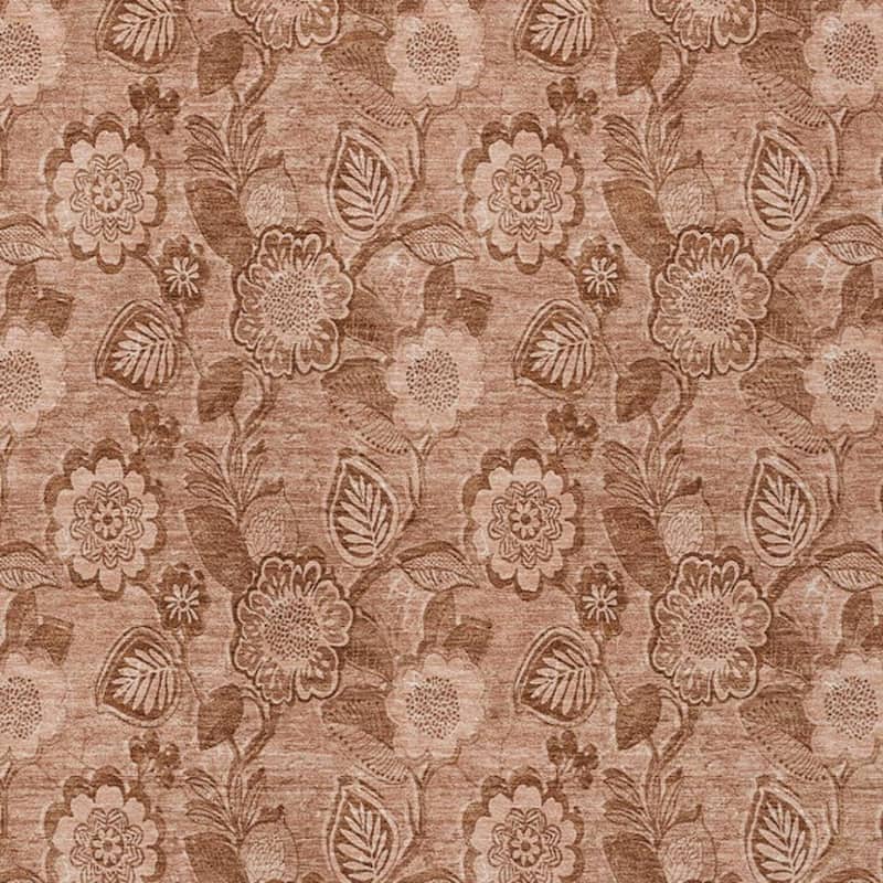 HomeRoots Floral Transitional Rectangle Outdoor Rug