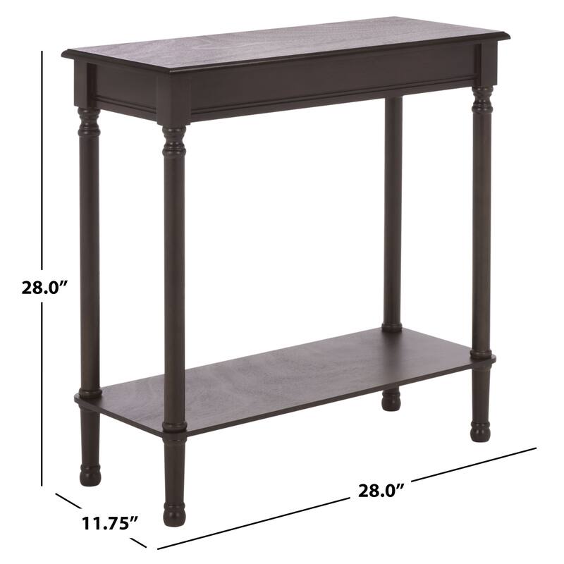 SAFAVIEH Vicy Rectangular Console Table - 28" W x 11.8" L x 28" H - 28"W x 12"D x 28"H