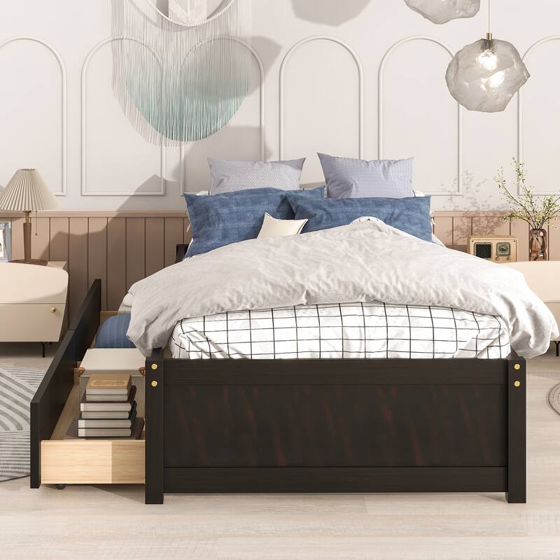 Twin Bed with 2 Drawers