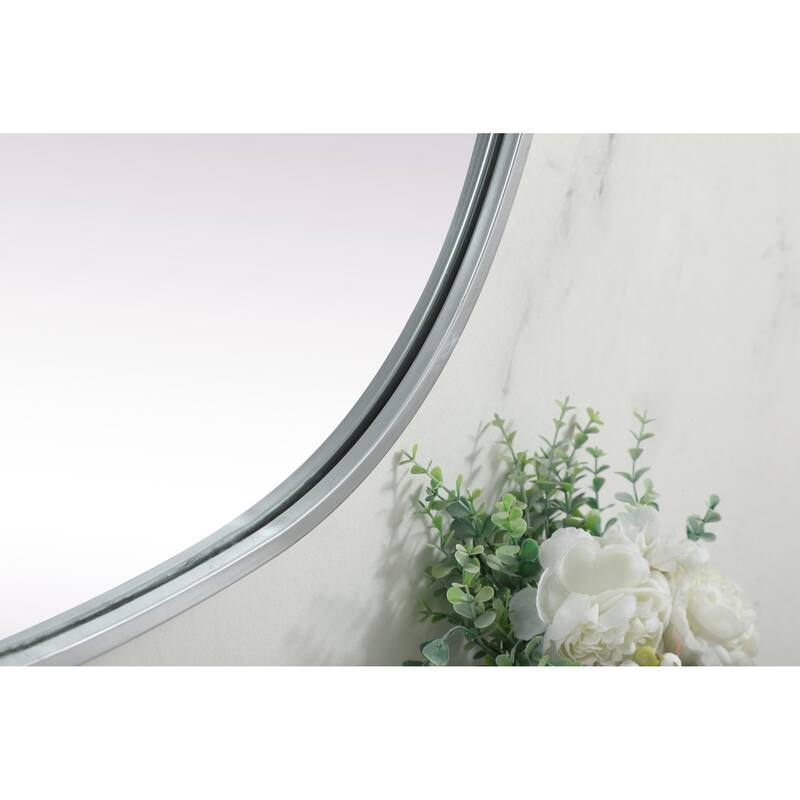 Elegant Lighting MR2B2736 Brynn 27" W x 36" H Modern Oval Bathroom