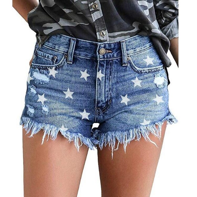 shredded shorts womens