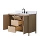 preview thumbnail 74 of 72, Vanity Art Lucerne Freestanding Bathroom Vanity with Stone Top, Hidden Power Station, Hair Dryer Holder, USB Charging Shelf