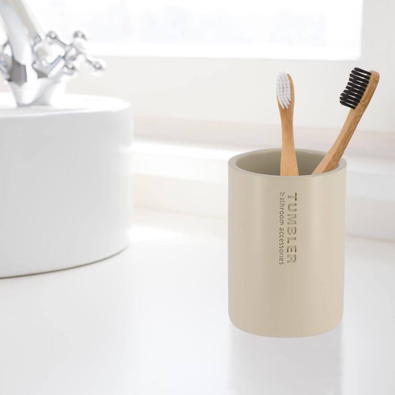 Modern Bathroom Tumbler, Minimalist Design Toothbrush Holder, Versatile Home Organizer